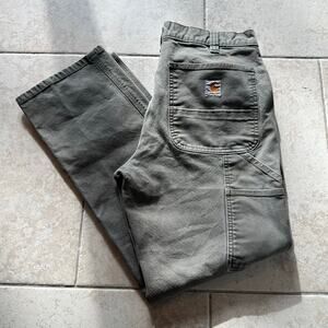 Carhartt Dark Green Relaxed Fit Carpenter Pants